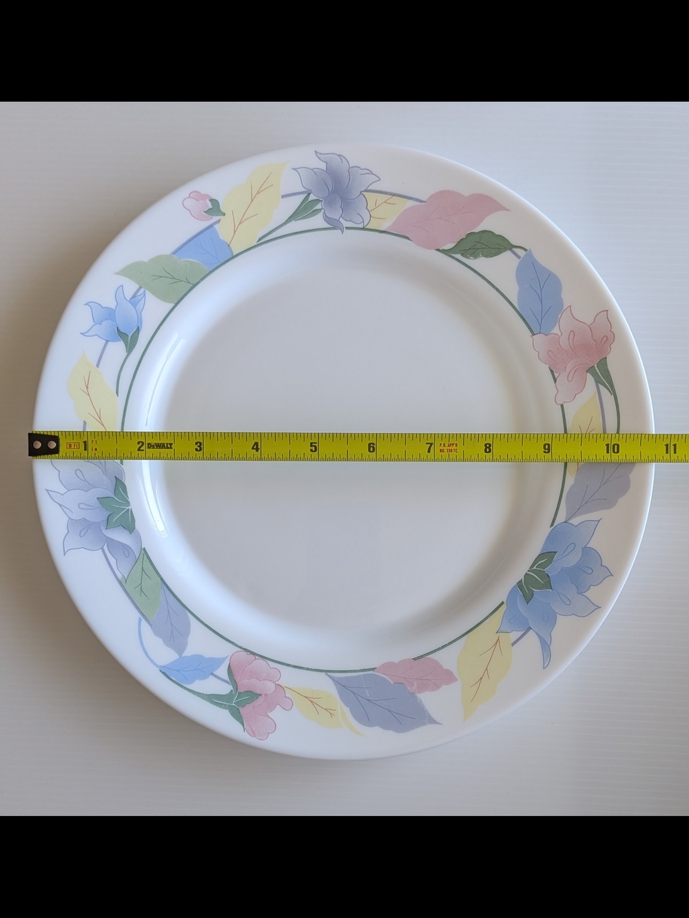 Vintage Arcopal France Floral Dinner Plates Set 4 Opal Glass Cottagecore